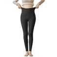 thumbnail image 1 of 2025 Wool Leggings Womens Thermal Base Layer Pants High Waisted Long Underwear Heavyweight Soft Yoga Leggings, 1 of 5