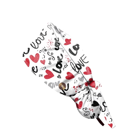 2025 Working Cap Scrub Cap with Sweatband Adjustable Unisex Women Tie Back Hat Nurse Surgical Caps Light pink Free