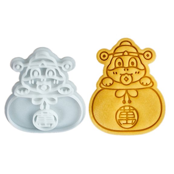 2025 Year Of The Snake Cookie Molds Set Durable Snake Year Themed Cookie Molds Embosser For Family Baking Enthusiasts