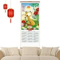 thumbnail image 1 of 2025 Year of The Snake Calendar Year of Snake Lunar Calendar Spring Festival Scroll Calendar for Home Restaurant School Wall Decor greater, 1 of 9
