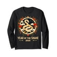 2025 Year of the Snake, Chinese Lunar Calendar, New Year Long Sleeve TShirt