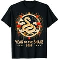 thumbnail image 1 of 2025 Year of the Snake, Chinese Lunar Calendar, New Year T-Shirt, 1 of 4