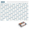 2025 Yearly At a Glance Wall Calendar 12 Month, Large Full Year Wall