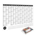 2025 Yearly Calendar, Full Year Calendar Single Page, Annual Wall