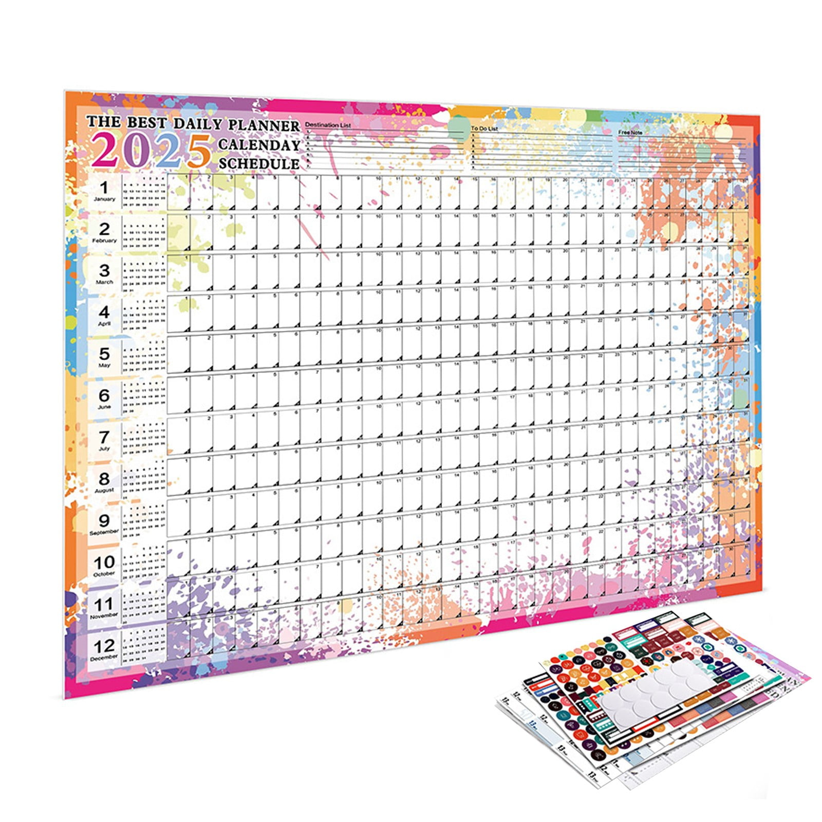 2025 Yearly Wall Calendar Yearly Wall Calendar 2025,2025 Wall