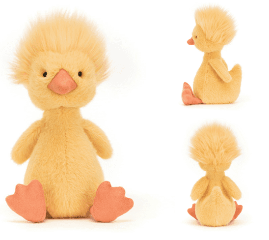 2025 Yellow Jellycat Stuffed Animals 1PC 10.24" Funky Dorit Duckling ...