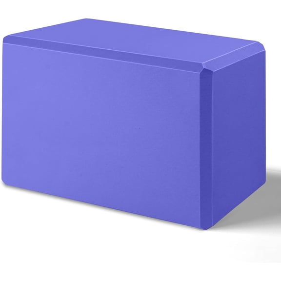 2025 Yoga Blocks 9x 6x4 Inch1 Pack EVA Foam Yoga Block Supportive Latex-Free, Non-Slip Exercise Blocks, Yoga Accessories for Pilates, Meditation, Balance, Stretching and Deep Poses