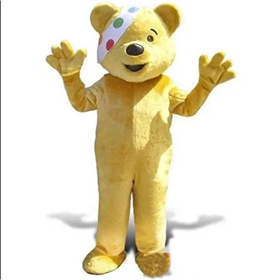 2025 high quality One-eyed bear Mascot Clothing walking cartoon Apparel Halloween Christmas Birthday party dress