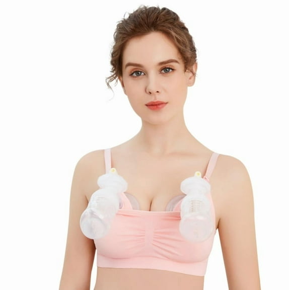 2025 hot selling items 3 Pack Women Hands-free Pumping Bra Maternity Sleeping Bra Push-up Breast-Pumps Nursing Bra Pregnant Underwear