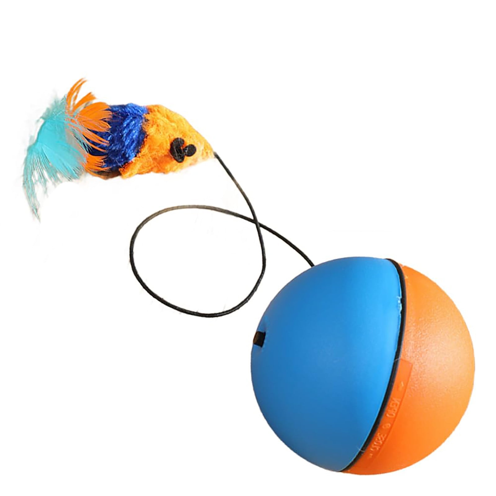 2025 interactive Cat Toy Automatic Puppy Gift Basket Moving Cat Toy with Rope Dog Self Moving