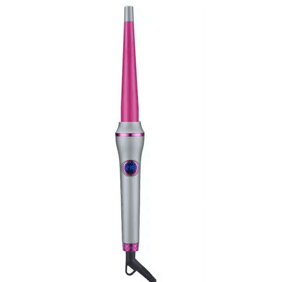 2025 latest 360° Rotating Hair Curler with LCD Display & PTC Heating - Professional Electric Curling Iron for Long Hair, Adjustable Temperature