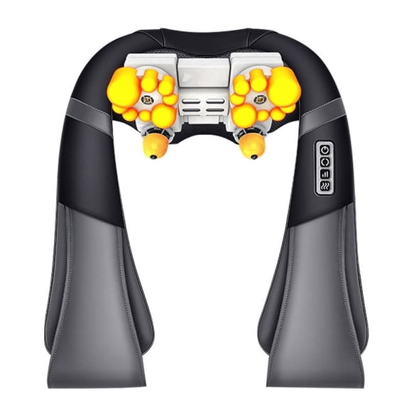 2025 latest Neck & Shoulder Massager with Heat - Electric Kneading Pillow for Back & Cervical Pain Relief, Home & Car Use