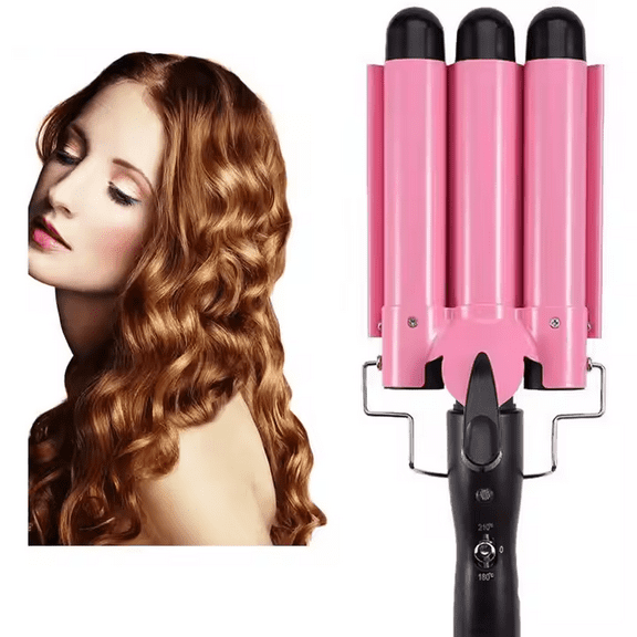 2025 latest Professional 3-Barrel Hair Curler - Styling Wand for Women, Salon-Qualitiy Results