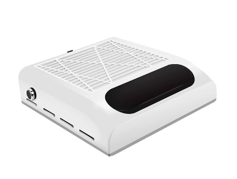 2025 new 80W Adjustable-Speed Nail Dust Collector - Powerful Yet Quiet Desktop Vacuum for Nail Art & Salon Use（white）