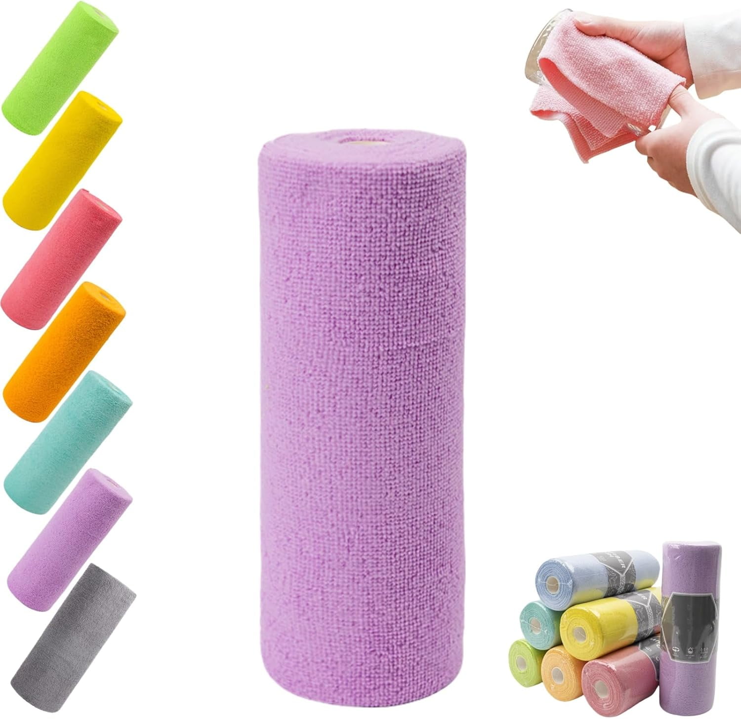 2025 new beneath microfiber paper towels roll, Reusable Microfiber ...
