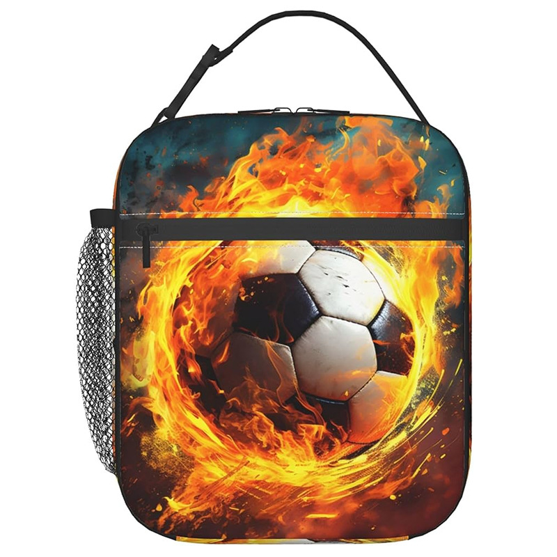 2025 new style football meal bag full body printing youth ice bag ...