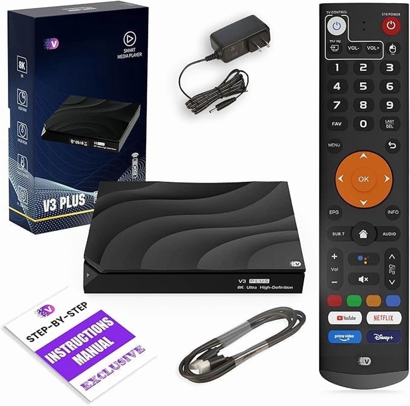 VSEEBOX V3 PLUS TV BOX BRAND NEW IN BOX 64 GB 8K VSEEBOX V3 PLUS TV BOX BRAND NEW IN BOX 64 GB 8K