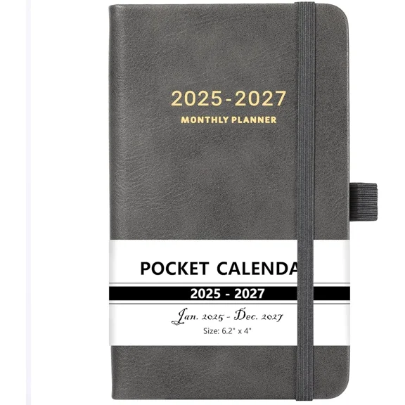 20252027 Pocket Planner Monthly Pocket Calendar 36Month With 60 Notes Page New