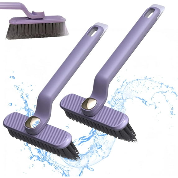 Multi-Function 360° Rotating Electronics Cleaning Brush, Purple, 2 Total Count