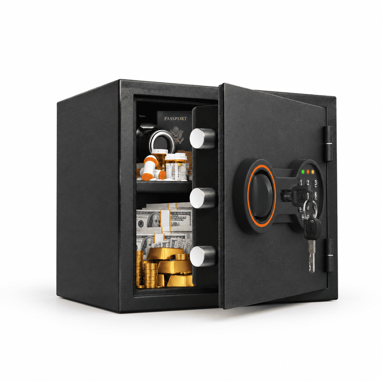 [2026 0.5h 1700°f] Small Safe 22lbs Heavy Duty Fire Box - Walmart.com