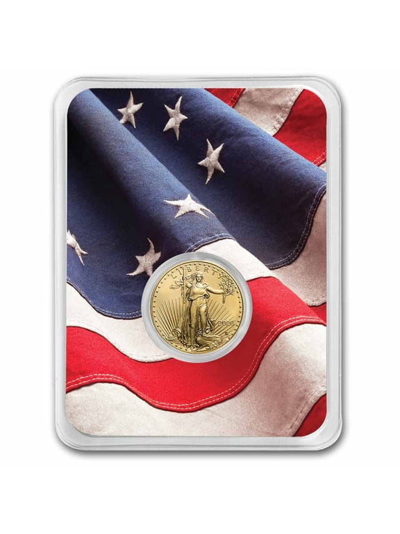 2026 1/10 oz American Gold Eagle - w/Betsy Ross Flag Card