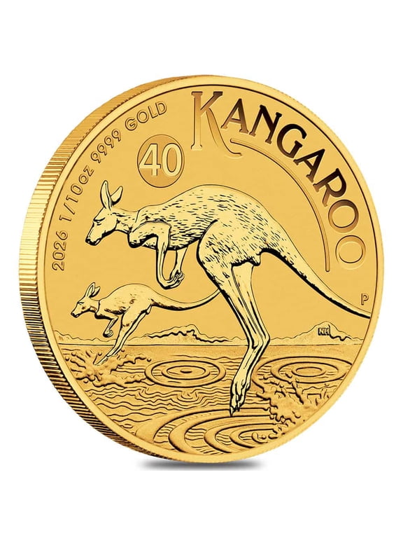 2026 1/10 oz Australian Gold Kangaroo Perth Mint BU