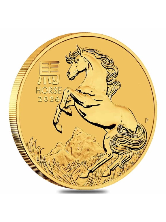 2026 1/10 oz Gold Lunar Horse BU Australian Perth Mint