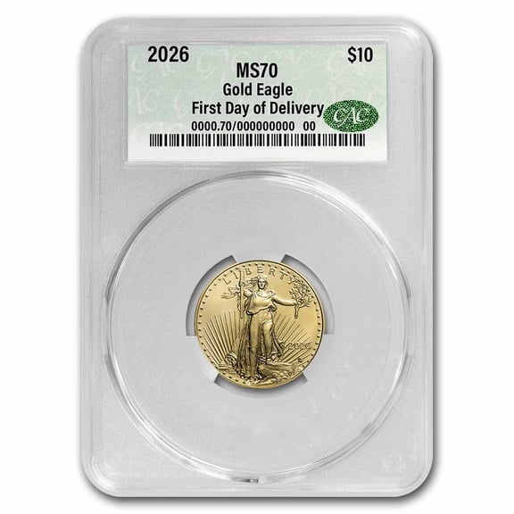 2026 1/4 oz American Gold Eagle MS-70 CAC (First Day of Delivery)