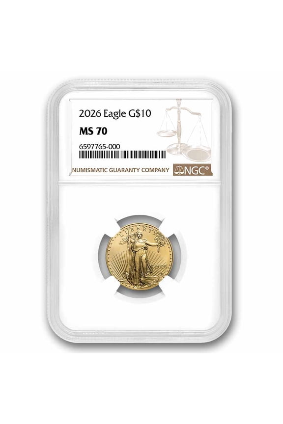 2026 1/4 oz American Gold Eagle MS-70 NGC
