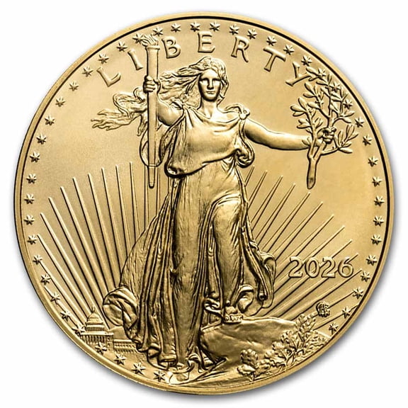 2026 1 oz American Gold Eagle BU (Lot of 3)