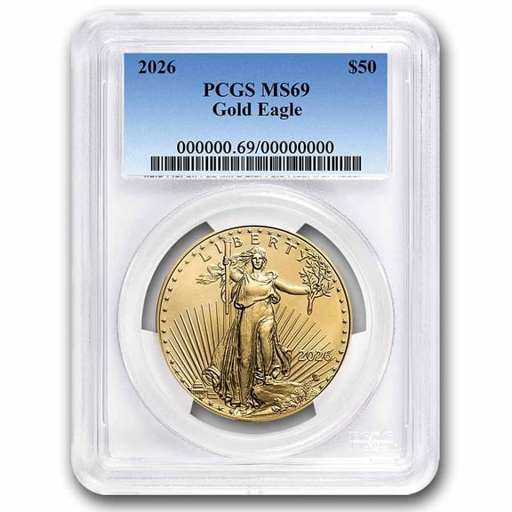 2026 1 oz American Gold Eagle MS-69 PCGS