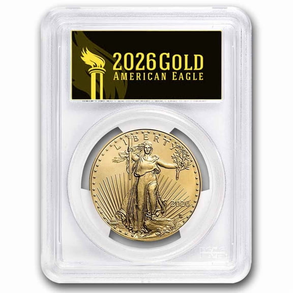 2026 1 oz American Gold Eagle MS-70 PCGS (FDI, Black Label)