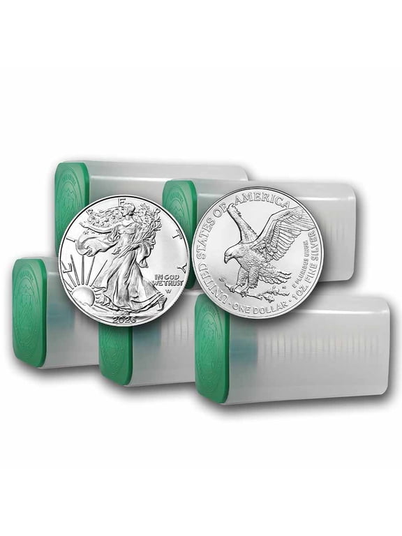 2026 1 oz American Silver Eagle Coin BU (Lot of 100)
