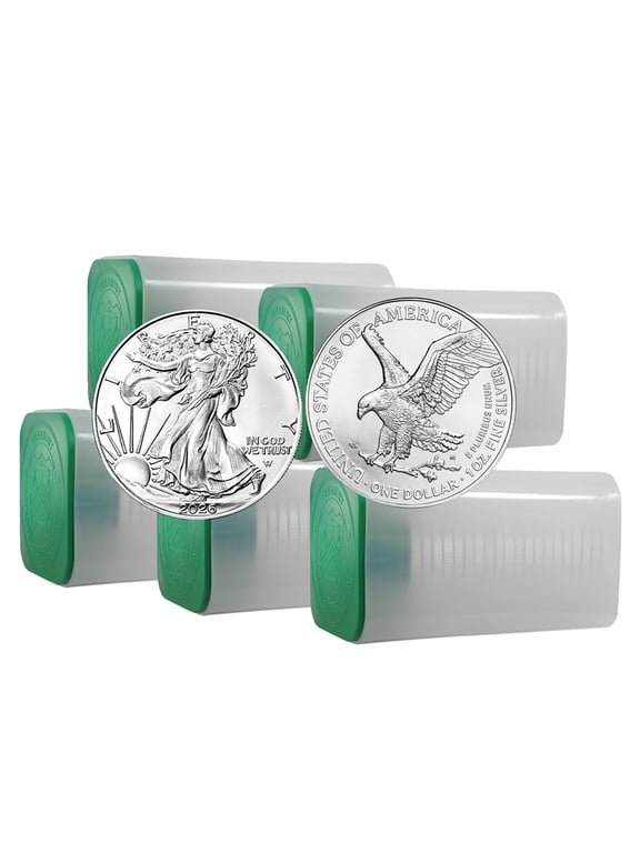 2026 1 oz American Silver Eagle Coin BU - Lot of 100