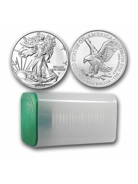 2026 1 oz American Silver Eagle Coin BU (Lot of 20)