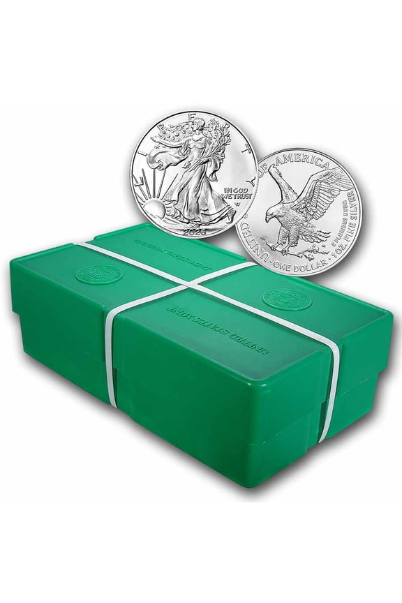 2026 1 oz American Silver Eagle Coin BU (Monster Box)