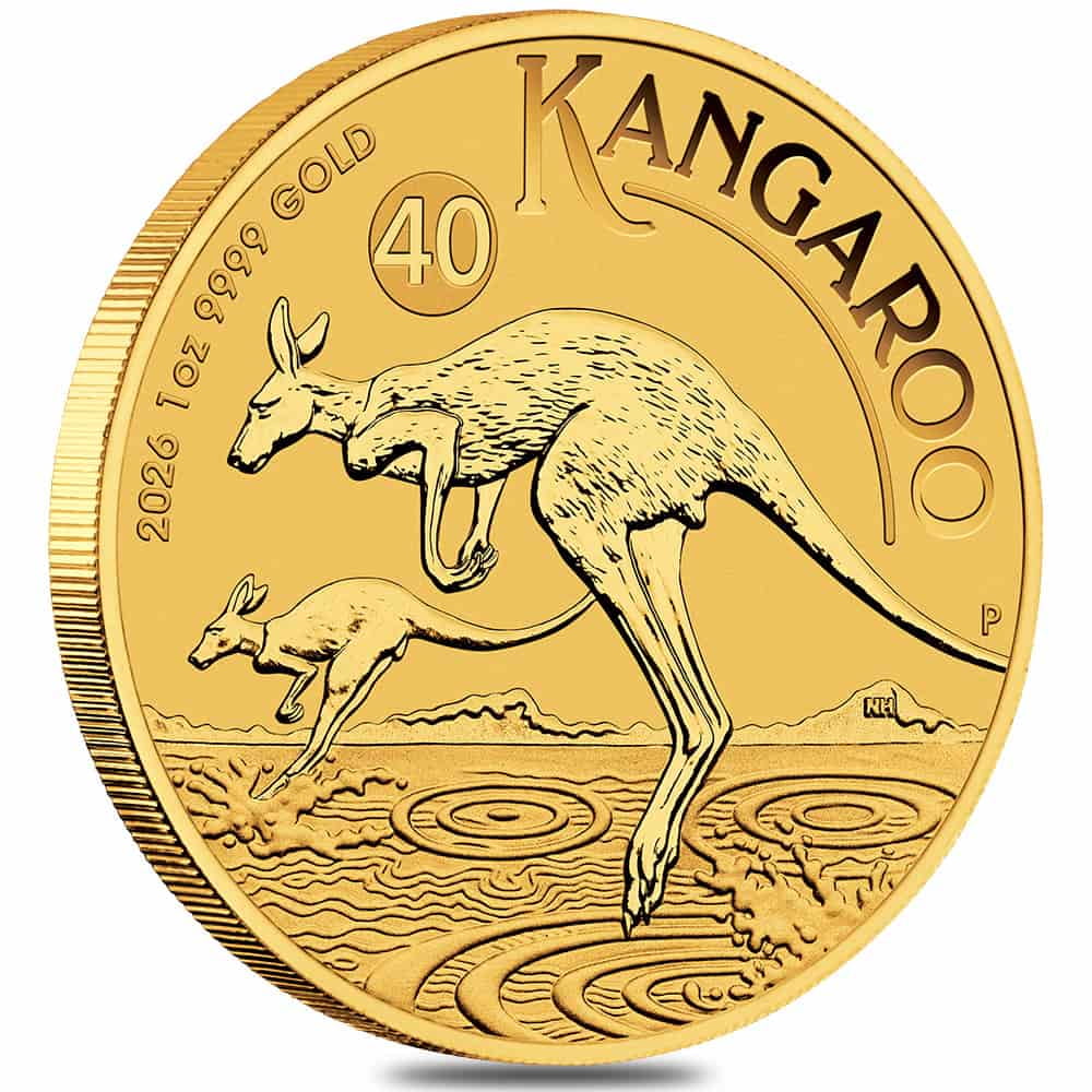 2026 1 oz Australian Gold Kangaroo Perth Mint BU
