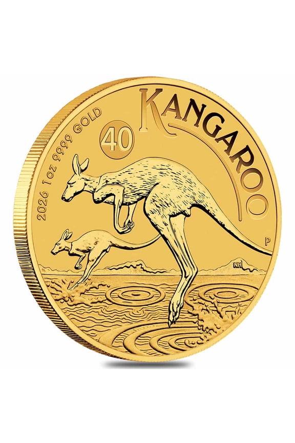 2026 1 oz Australian Gold Kangaroo Perth Mint BU