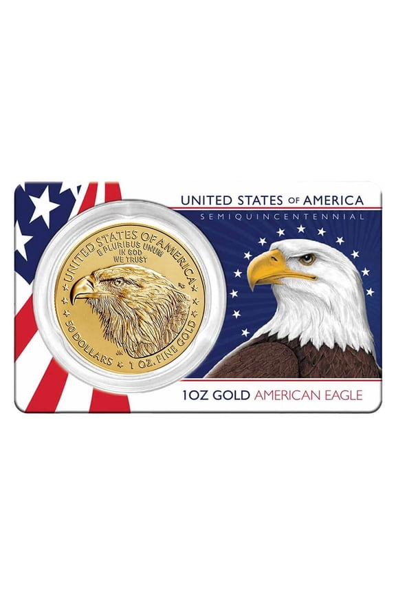2026 1 oz Gold American Eagle $50 Coin BU (in Assay)