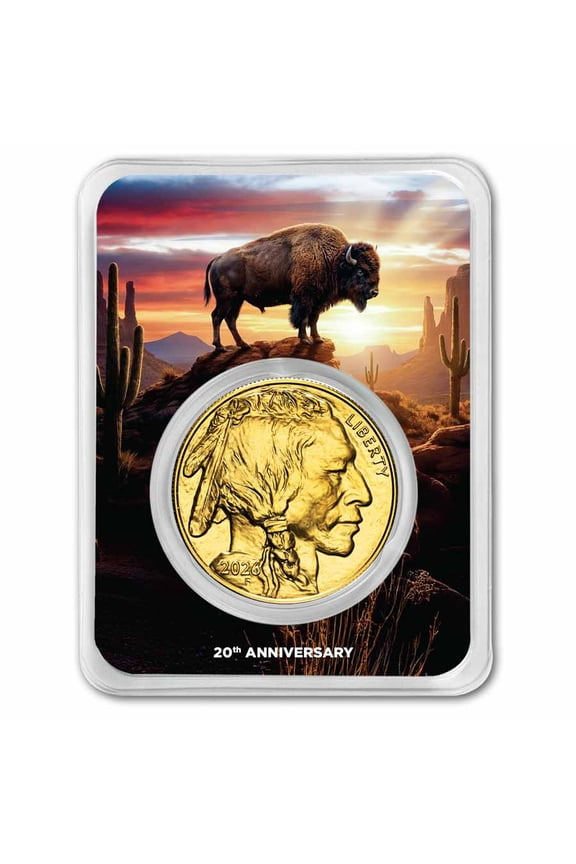 2026 1 oz Gold Buffalo BU 20th Anniversary