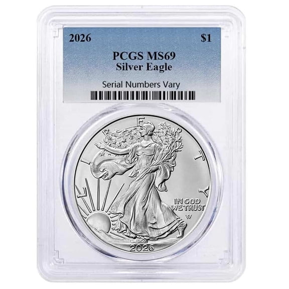 2026 1 oz Silver American Eagle PCGS MS 69
