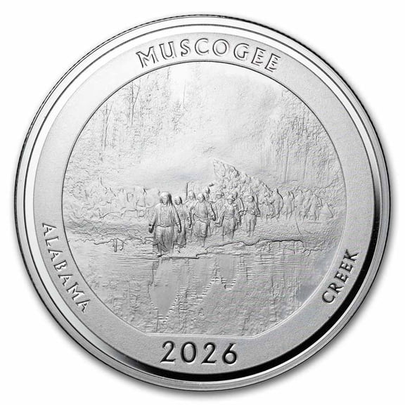 2026 1 oz Silver NATB Alabama Muscogee (Box/COA)