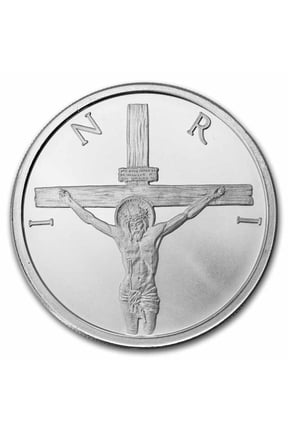2026 1 oz Silver Shield Round - Crucifixion