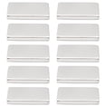 thumbnail image 1 of 2026 10-Pack Strong Rectangular Magnets – 2x1x0.2cm Rare Earth Neodymium Magnets for DIY & Science Projects (Metal), 1 of 2