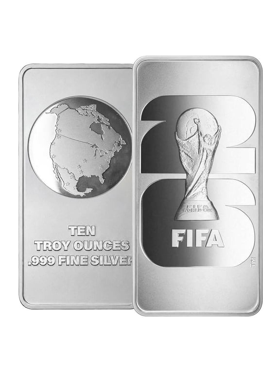2026 10 oz FIFA World Cup Silver Bar .999 Fine