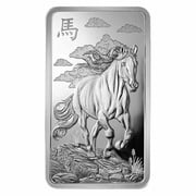 2026 10 oz Silver Bar - PAMP Lunar Year of the Horse