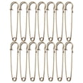 thumbnail image 1 of 2026 15-Pack Bronze Paper Clips – 1.5 Inch Smooth Finish Metal Clips for Document Organization & Crafting (Metal), 1 of 2
