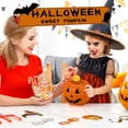 thumbnail image 1 of 2026 2.7in Mini Plastic Pumpkin Bucket – BPA Free with Handle, Halloween Party Favor Supply, Orange Design, 1 of 5