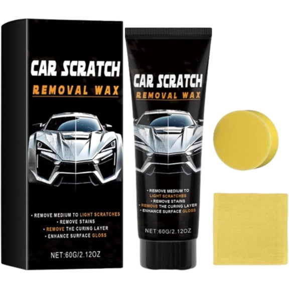 2026 2-in-1 Scratch Wax, Scratch Remover for Vehicles, Fast-Acting Repair, Masks Scratches, Protects Paintwork for Months, And Applies Easily (1PCS)