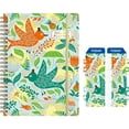 thumbnail image 1 of 2026-2027 Academic Planner, July 2026 - June 2027, 6.1" x 8.4", Weekly & Monthly Spreads, Navy Blue Floral Design, Spiral Bound Organizer with Ruler Bookmark and Inner Pocket, 1 of 10